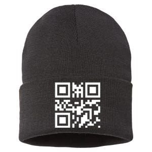 Fuc K You Q R Code Sustainable Knit Beanie