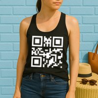 Fuc K You Q R Code Womens Tank Top