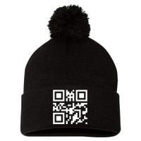 Fuc K You Q R Code Pom Pom 12in Knit Beanie