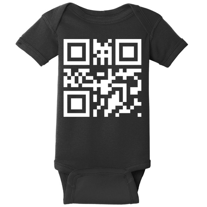 Fuc K You Q R Code Baby Bodysuit