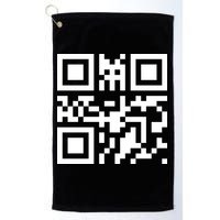 Fuc K You Q R Code Golf Towel