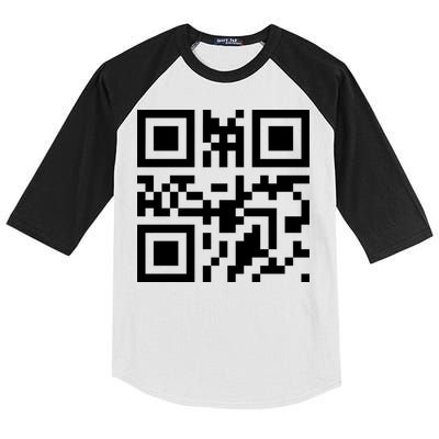 Fuc K You Q R Code Kids Colorblock Raglan Jersey