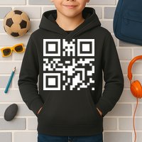 Fuc K You Q R Code Kids Hoodie