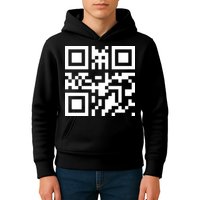 Fuc K You Q R Code Kids Hoodie