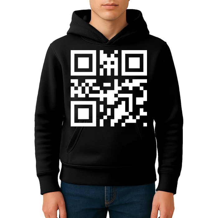 Fuc K You Q R Code Kids Hoodie