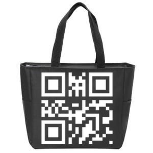 Fuc K You Q R Code Zip Tote Bag