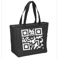 Fuc K You Q R Code Zip Tote Bag