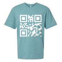 Fuc K You Q R Code Sueded Cloud Jersey T-Shirt
