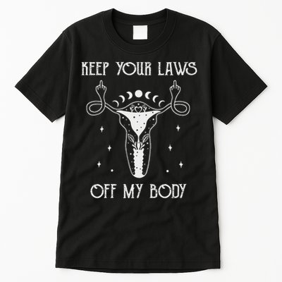 Feminis Keep Your Laws Off My Body Uterus Tall T-Shirt