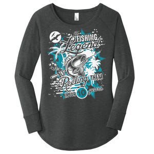 Fishing Legend 10th Birthday Fishing Women's Perfect Tri Tunic Long Sleeve Shirt