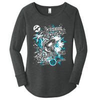 Fishing Legend 10th Birthday Fishing Women's Perfect Tri Tunic Long Sleeve Shirt