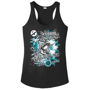 Fishing Legend 10th Birthday Fishing Ladies PosiCharge Competitor Racerback Tank