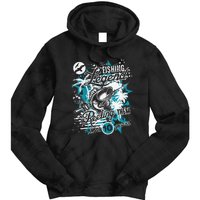 Fishing Legend 10th Birthday Fishing Tie Dye Hoodie