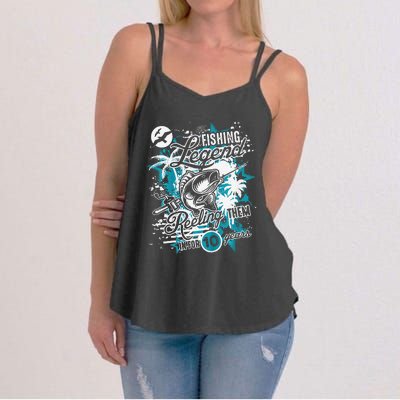 Fishing Legend 10th Birthday Fishing Women's Strappy Tank