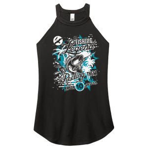 Fishing Legend 10th Birthday Fishing Women's Perfect Tri Rocker Tank