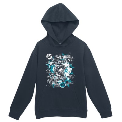 Fishing Legend 10th Birthday Fishing Urban Pullover Hoodie