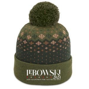 Funny Lebowski 2024 Political Election Vote 2024 The Baniff Cuffed Pom Beanie