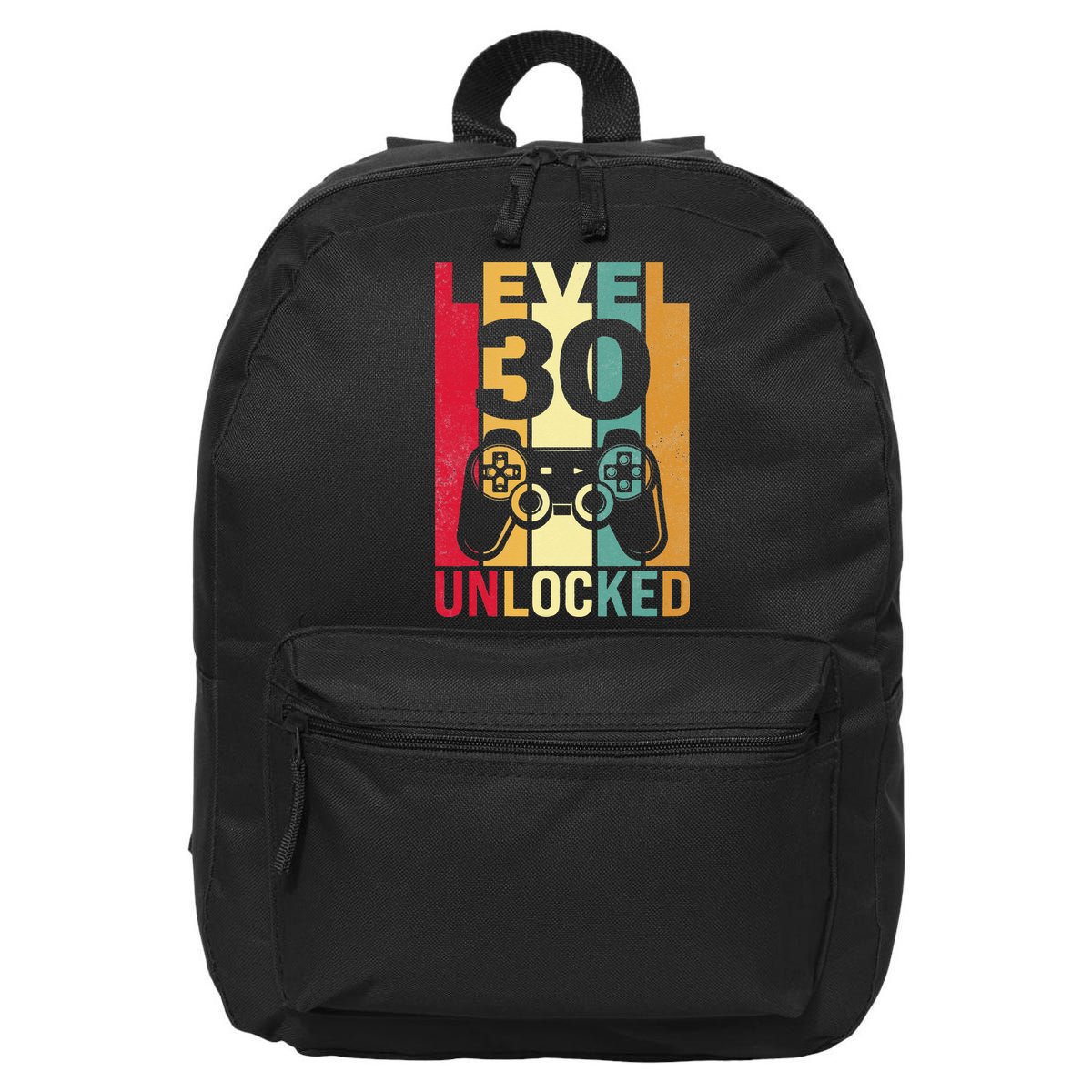 Funny Level 30 Unlocked Him BDay Turning 30th Birthday 16 in Basic Backpack
