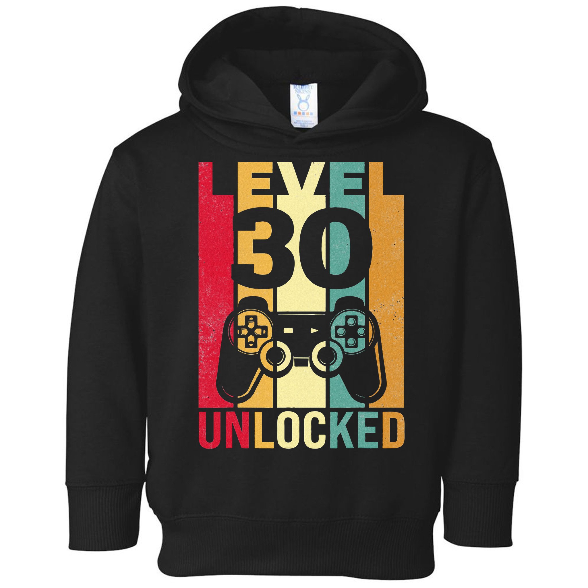 Funny Level 30 Unlocked Him BDay Turning 30th Birthday Toddler Hoodie