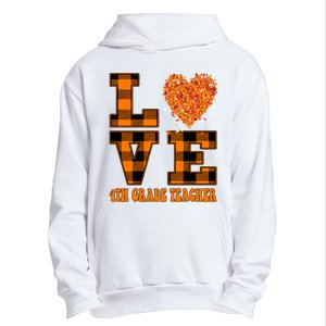 Fall Love 4th Grade Teacher Autumn 2024 Urban Pullover Hoodie