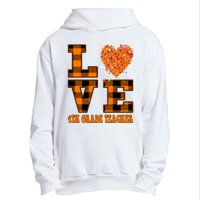 Fall Love 4th Grade Teacher Autumn 2024 Urban Pullover Hoodie