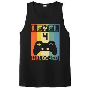 Funny Level 4 Unlocked Video Gamer 14th Birthday Gaming Gift PosiCharge Competitor Tank