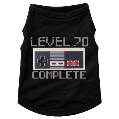 Funny Level 70 Complete Retro Gamer 70th Birthday 1 Doggie Tank