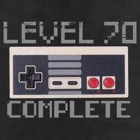 Funny Level 70 Complete Retro Gamer 70th Birthday 1 11oz C Handle Ceramic Mug
