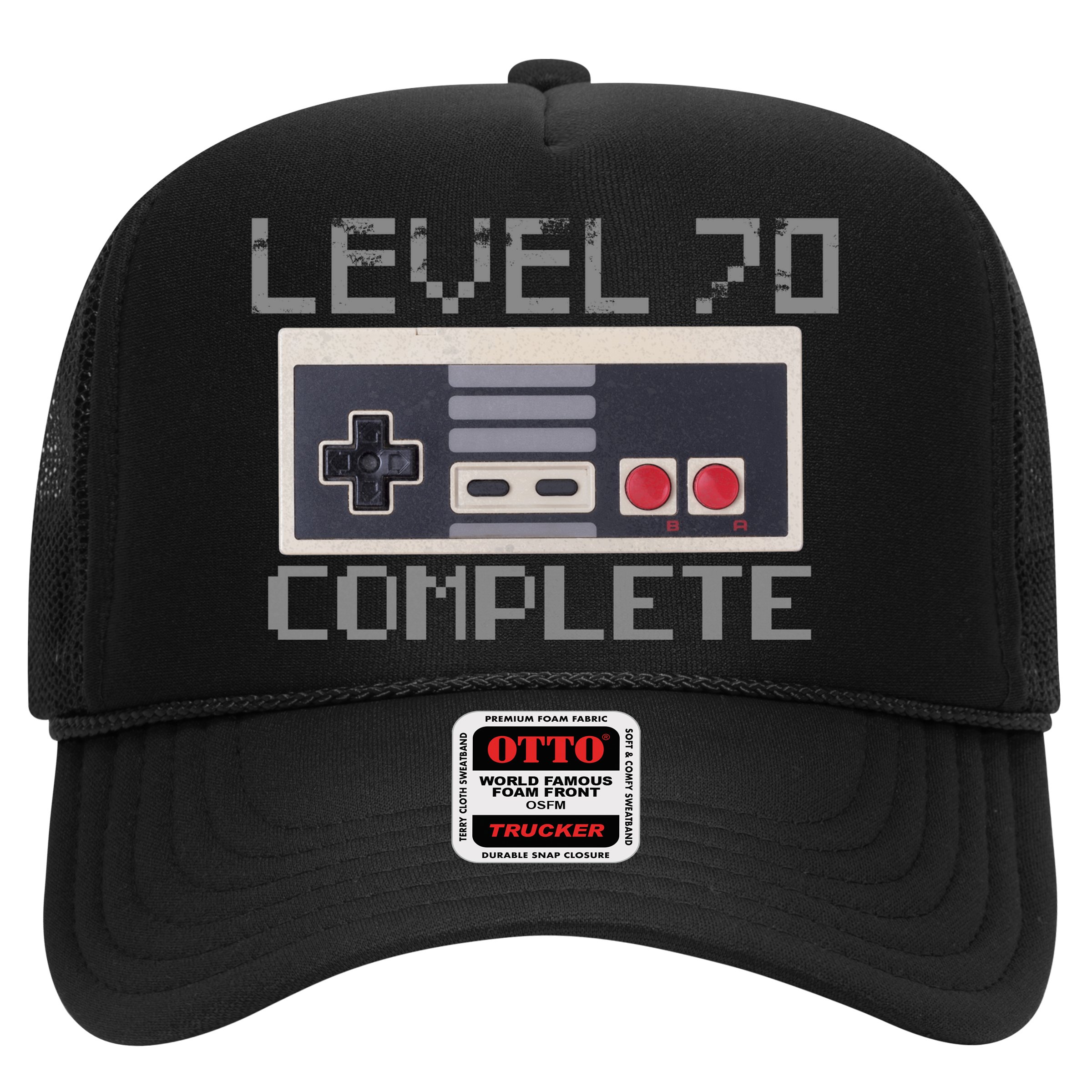 Funny Level 70 Complete Retro Gamer 70th Birthday 1 Hat