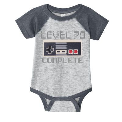 Funny Level 70 Complete Retro Gamer 70th Birthday 1 Infant Baby Jersey Bodysuit