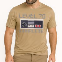 Funny Level 70 Complete Retro Gamer 70th Birthday 1 Cooling Performance Crew T-Shirt