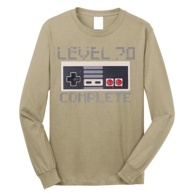 Funny Level 70 Complete Retro Gamer 70th Birthday 1 Long Sleeve Shirt