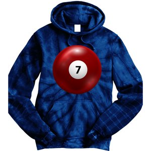 Funny Lucky 7 Ball Tie Dye Hoodie