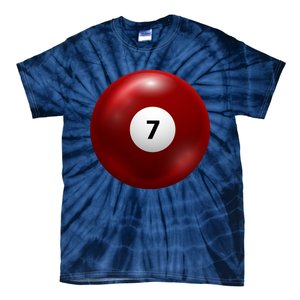 Funny Lucky 7 Ball Tie-Dye T-Shirt