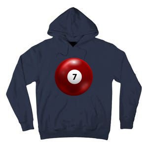 Funny Lucky 7 Ball Tall Hoodie