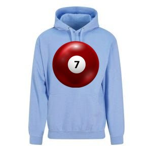 Funny Lucky 7 Ball Unisex Surf Hoodie