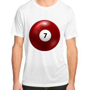 Funny Lucky 7 Ball Adult ChromaSoft Performance T-Shirt