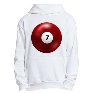 Funny Lucky 7 Ball Urban Pullover Hoodie