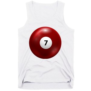 Funny Lucky 7 Ball Tank Top