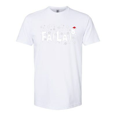 Fa La 8 Math Teacher Christmas Fa La La Funny Xmas Softstyle CVC T-Shirt