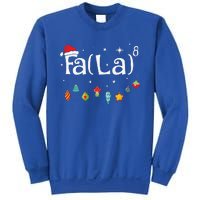 Fa La 8 Christmas Math Teacher Santa Hat Funny Xmas Holiday Sweatshirt