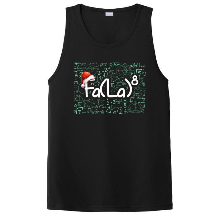 Fa La 8 Funny Christmas Song Math Teacher Student PosiCharge Competitor Tank