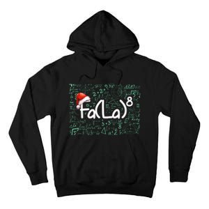 Fa La 8 Funny Christmas Song Math Teacher Student Tall Hoodie