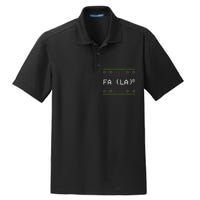 Fa La 8 Funny Christmas Santa Math Teacher Xmas Dry Zone Grid Polo