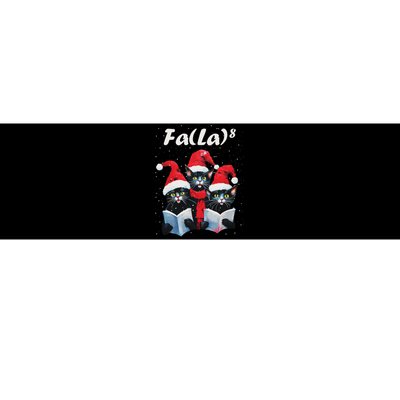 Fa La 8 Cats Singing Christmas Carols Cat Lover Bumper Sticker