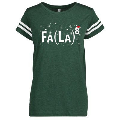 Fa La 8 Math Teacher Christmas Fa La La Enza Ladies Jersey Football T-Shirt