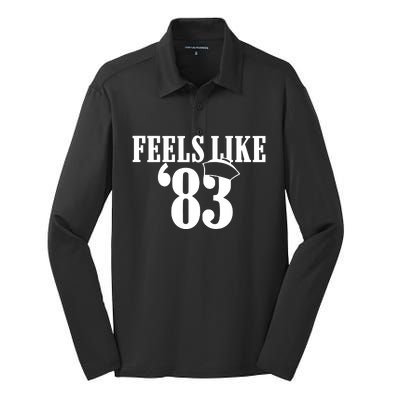 Feels Like 83 Silk Touch Performance Long Sleeve Polo