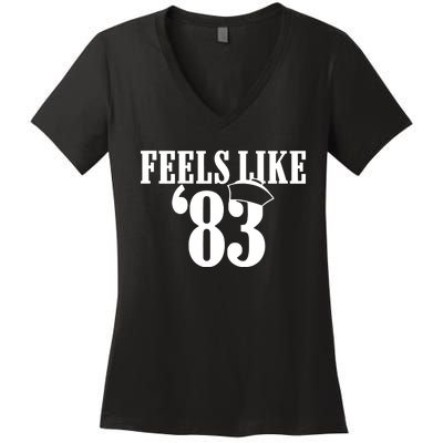 Feels Like 83 Women's V-Neck T-Shirt