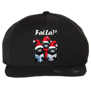 Fa La 8 Cats Singing Christmas Carols Cat Lover Wool Snapback Cap