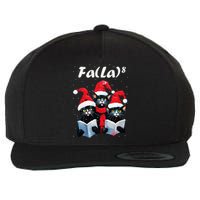 Fa La 8 Cats Singing Christmas Carols Cat Lover Wool Snapback Cap